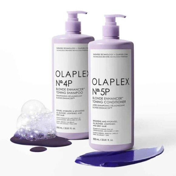 Olaplex No. 4P & No. 5P Liter Shampoo & Conditioner Set - Picture 1 of 3